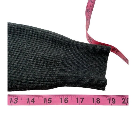 Vtg SCHOTT BROS Men Wool Blend Pullover Sweater V Neck Sz L Black Preppy 68-28 - Picture 5 of 9